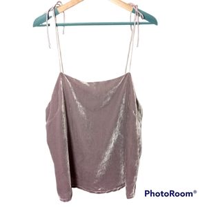 Cupcakes and Cashmere Janika Velvet tank
